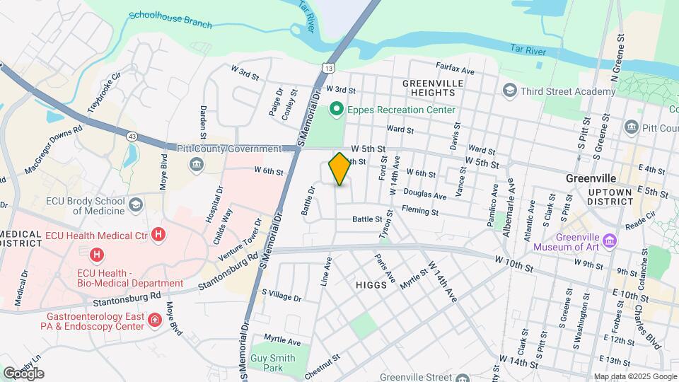 804 Bancroft Ave Map and Location Details
