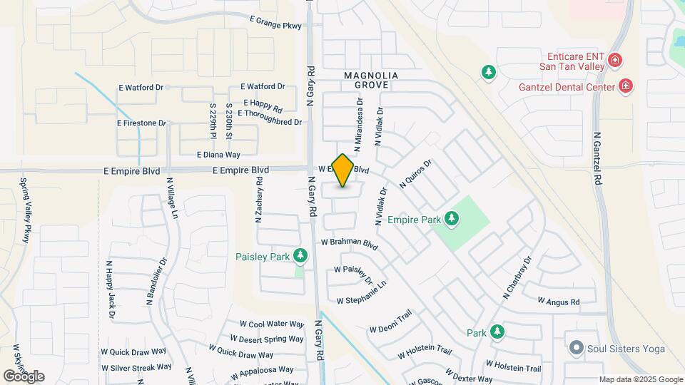 1280 W Jersey Way Map and Location Details