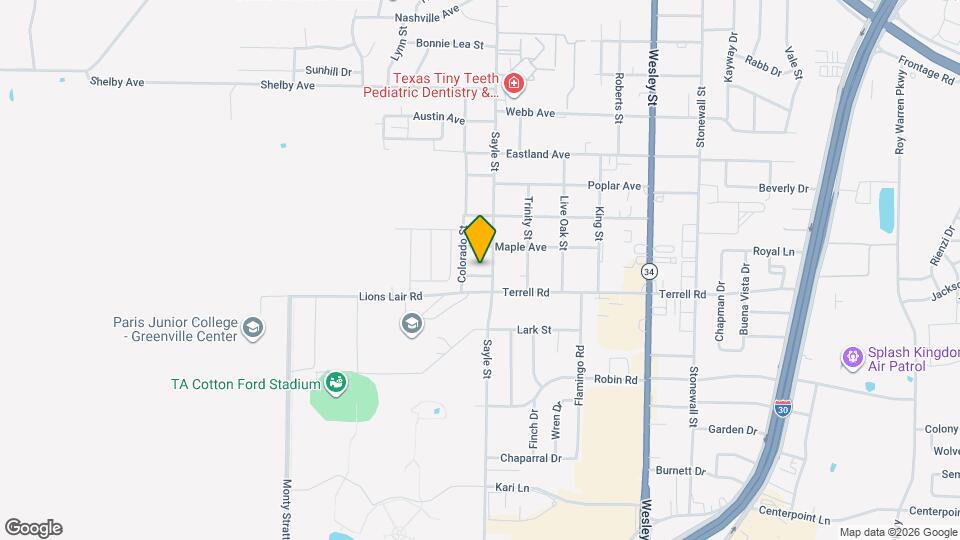 3304 Star St Map and Location Details