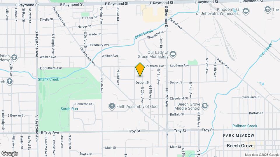 410 N 20th Ave Map and Location Details