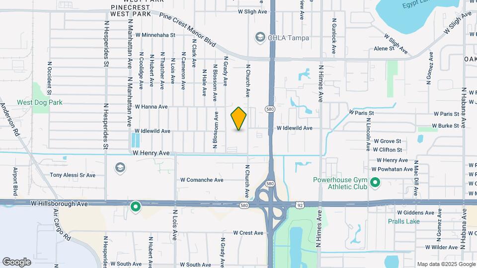 Tampa Racquet Club Mapa y Detalles de la Ubicación