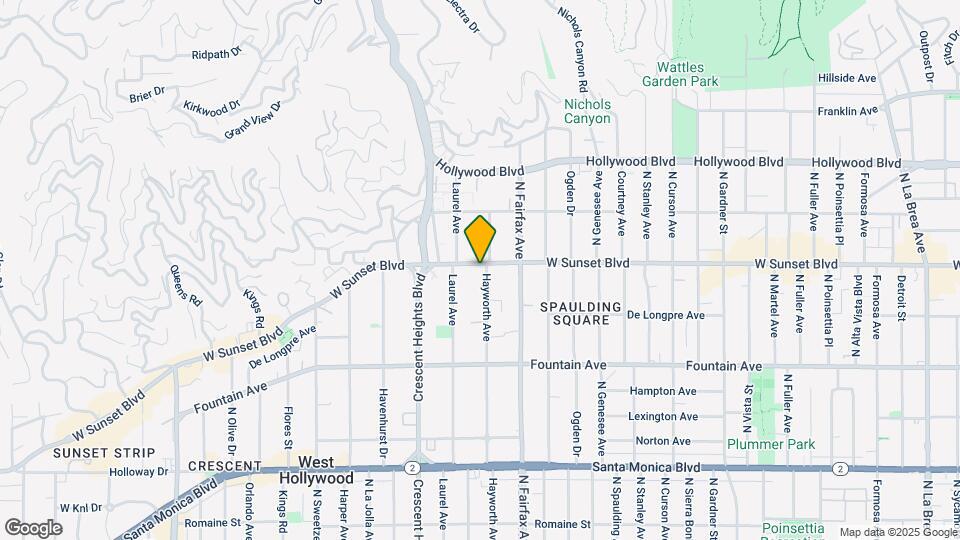 7950 West Sunset Mapa y Detalles de la Ubicación