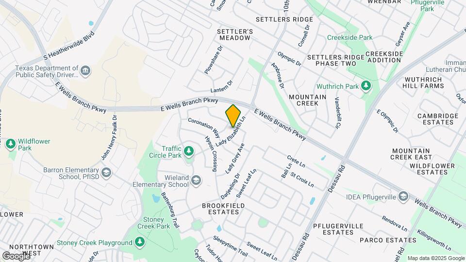 15312 Lady Elizabeth Ln Mapa y Detalles de la Ubicación