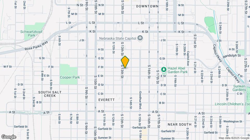 1313 F St Map and Location Details