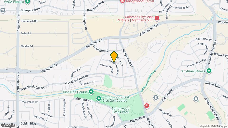 3725 Sedgewood Way Map and Location Details