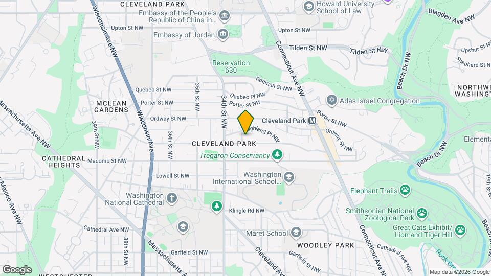 3411 33rd Pl NW Map and Location Details