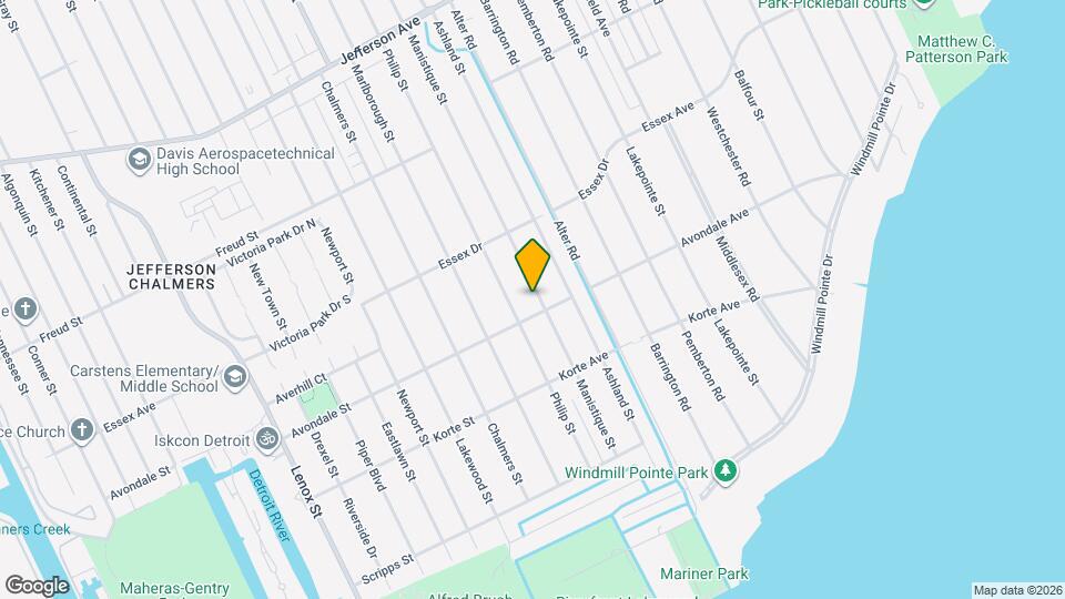 415 Manistique St Map and Location Details