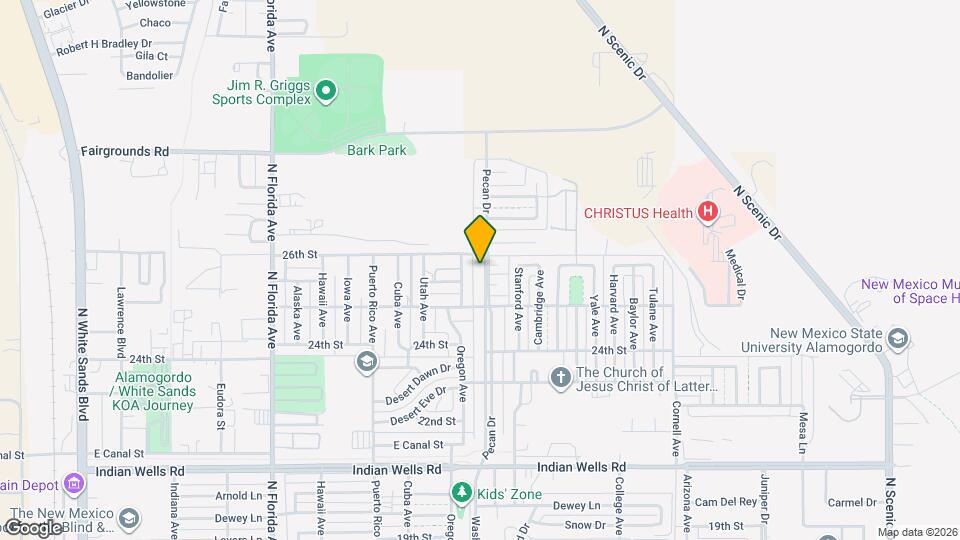 2601 Pecan Dr Map and Location Details