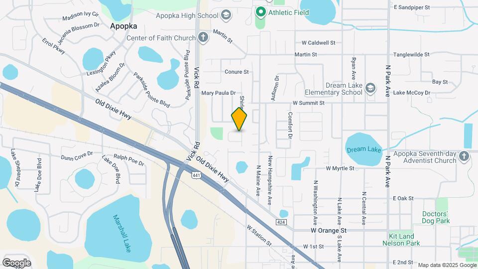 605 Parker Lee Loop Map and Location Details