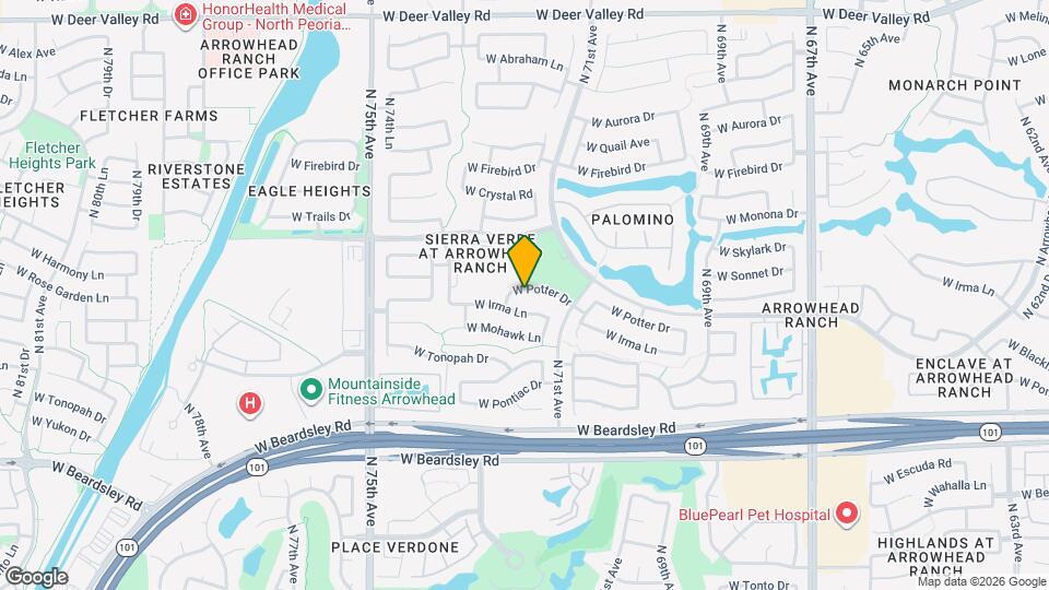 7141 W Potter Dr Map and Location Details