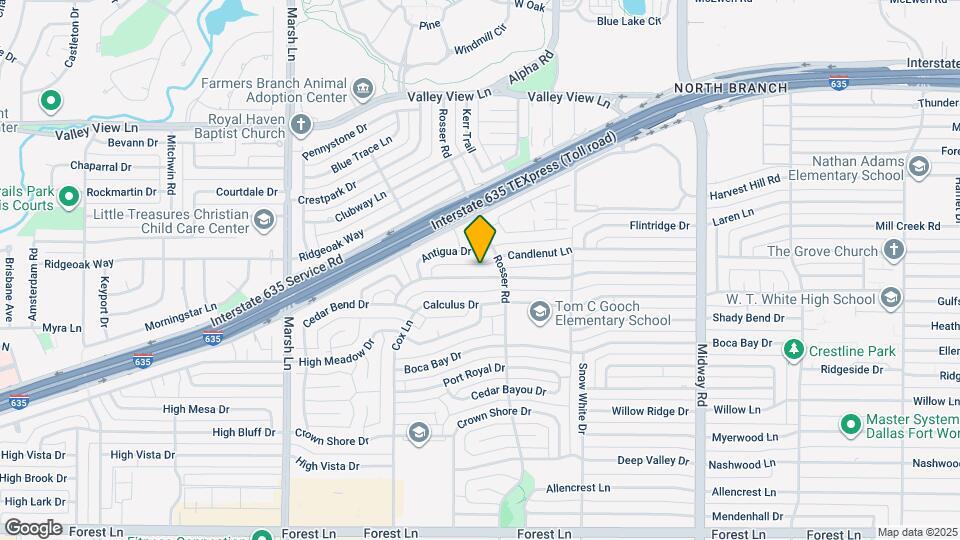 3957 High Summit Dr Map and Location Details