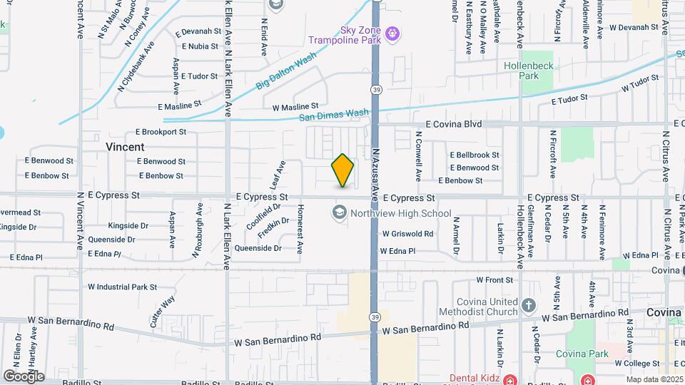 971 Cypress St Map and Location Details