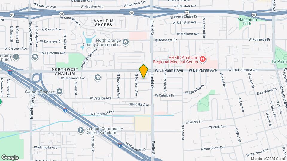 1723 W Francis Dr Map and Location Details