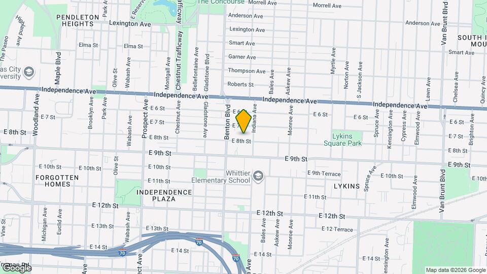 3228-3230 E 8th St Map and Location Details