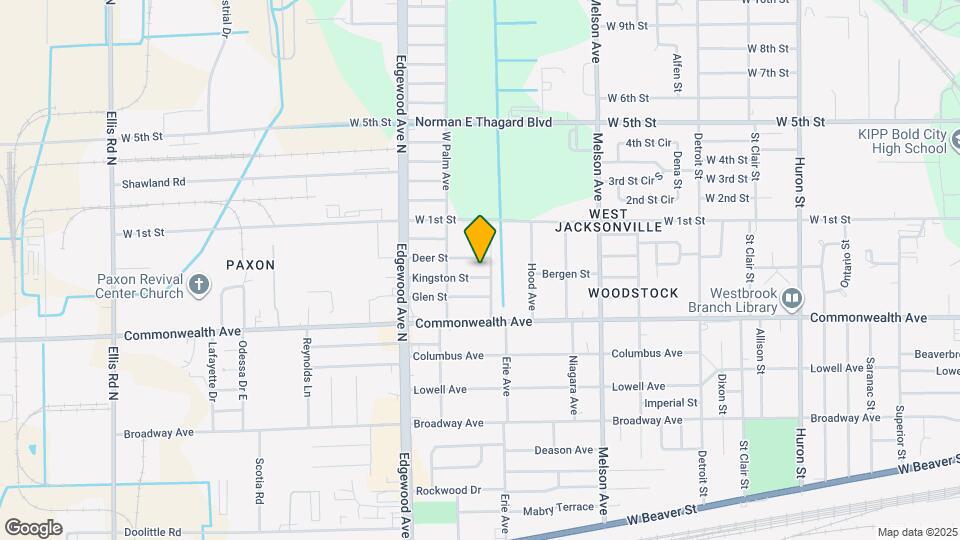 3417 Kingston St Map and Location Details