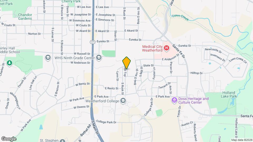 1108 Curtis Dr Map and Location Details