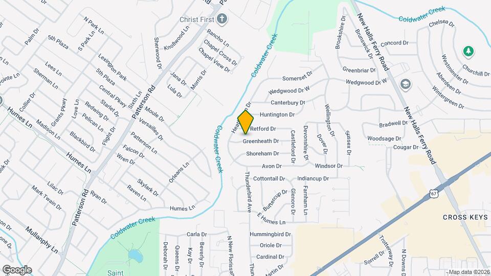 1983 Greenheath Dr Map and Location Details