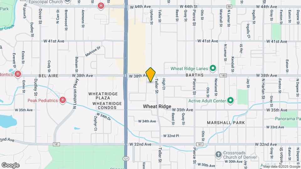 3680 Upham St Map and Location Details