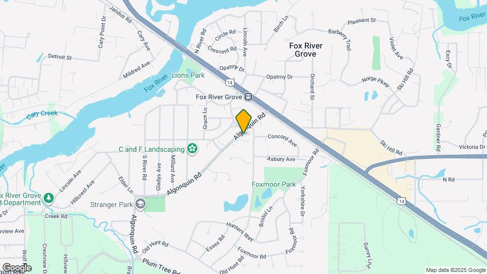 509 Algonquin Rd Map and Location Details