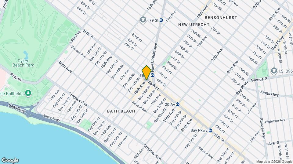 1802-1808 86th St Map and Location Details