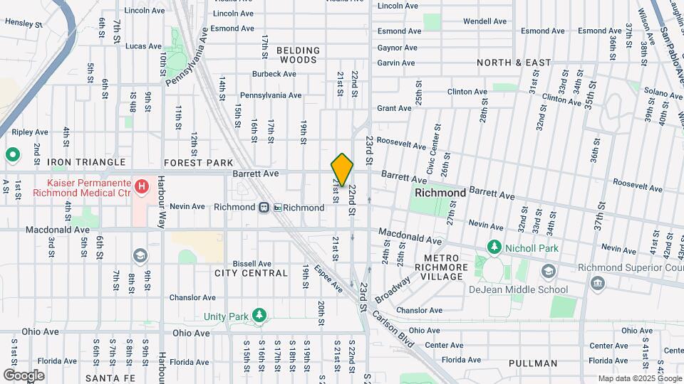 426 21st St Map and Location Details