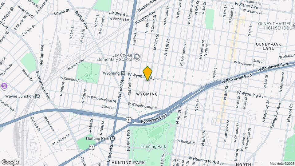 4644 N 12th St Map and Location Details