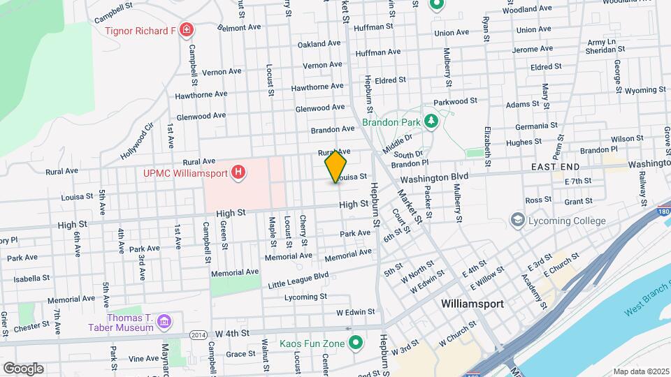 719-721 Elmira St Map and Location Details