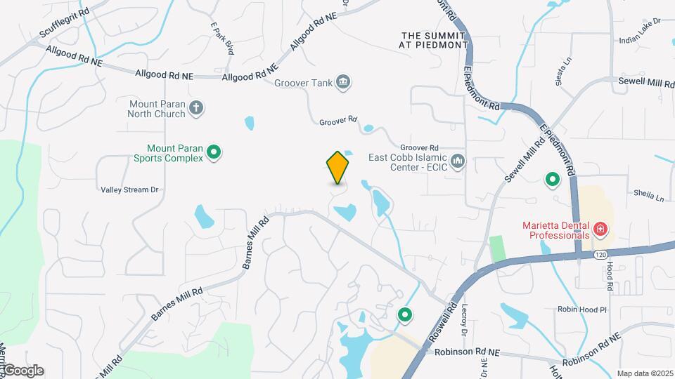 1169 Ashley Lake Dr Map and Location Details