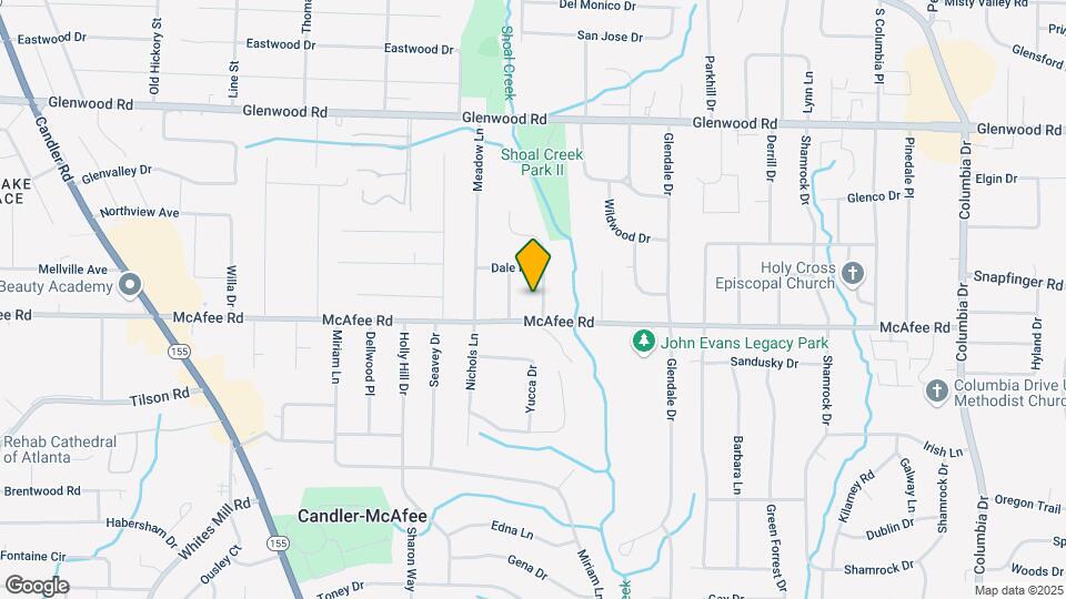 1991 Creekside Ct Map and Location Details