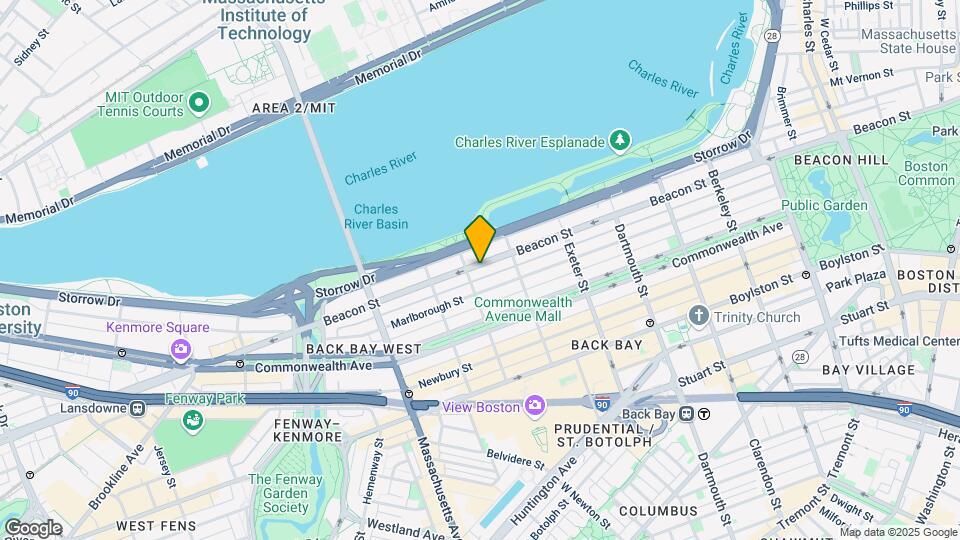 391 Beacon St Map and Location Details