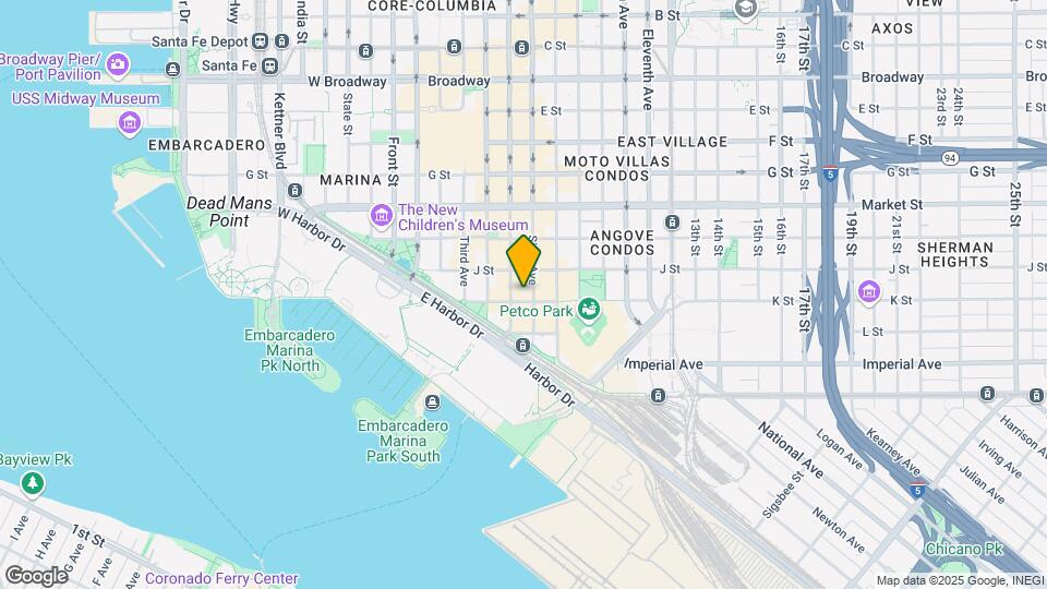 530 K St, Unit 511 Map and Location Details