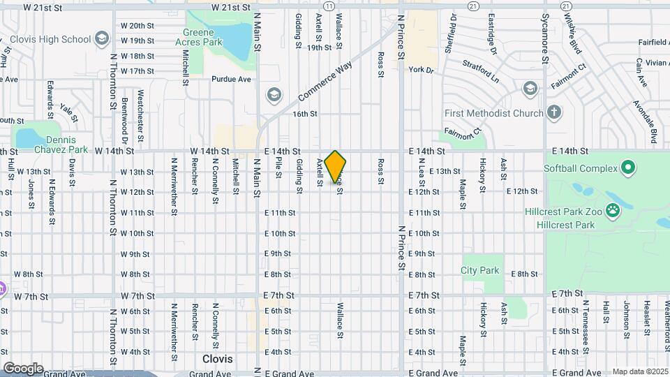 1200 Wallace St Map and Location Details