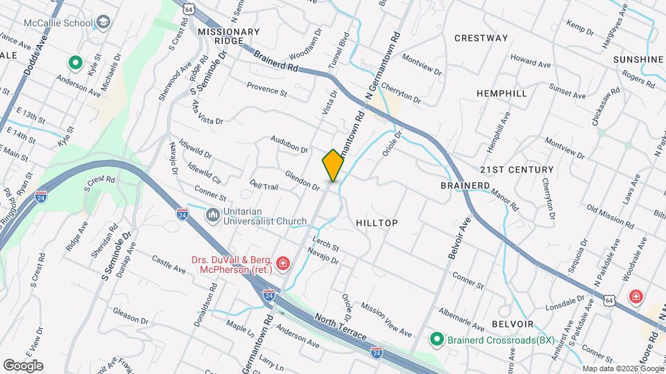 106 S Germantown Rd Mapa y Detalles de la Ubicación