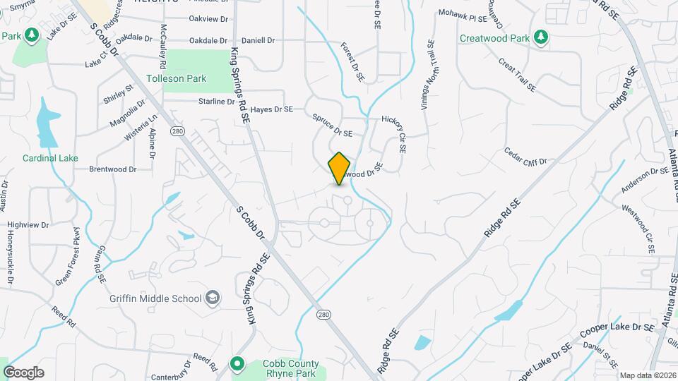 1535 Springwood Dr SE Mapa y Detalles de la Ubicación
