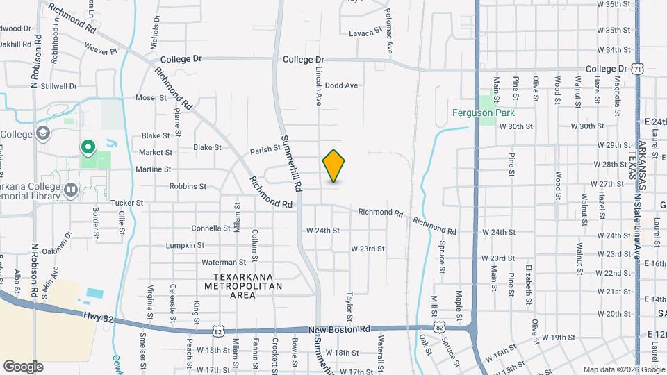 1712 Plant St Map and Location Details