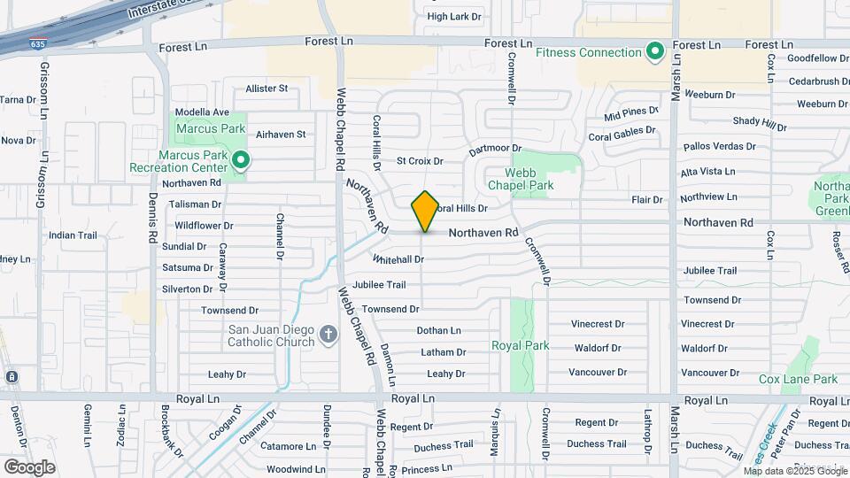3306 Northaven Rd Map and Location Details