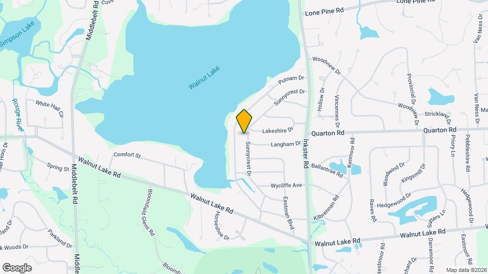 5528 Sunnycrest Dr Map and Location Details