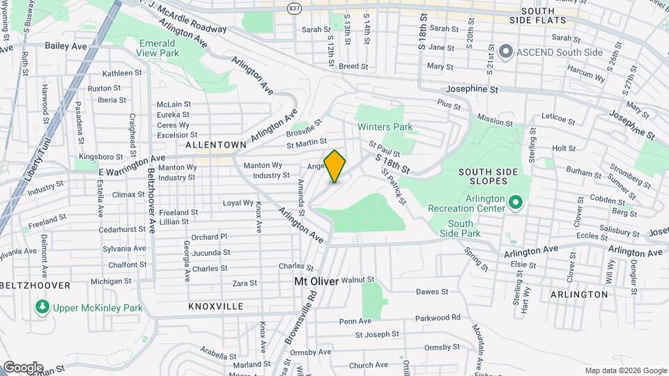 2637 S 18th St, Unit Apt 1 Map and Location Details