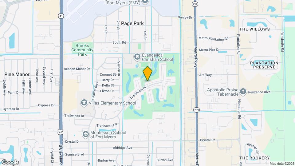 5765 Trailwinds Dr Map and Location Details