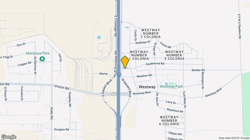 8038 N Desert Blvd Map and Location Details