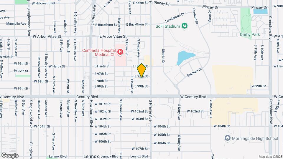 630 E. 97th St. Map and Location Details