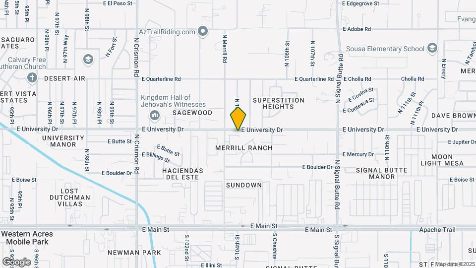 10404 E Baltimore Cir Map and Location Details