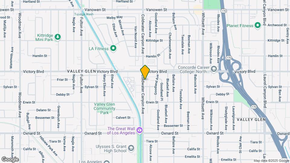 6318 Coldwater Canyon Ave Map and Location Details