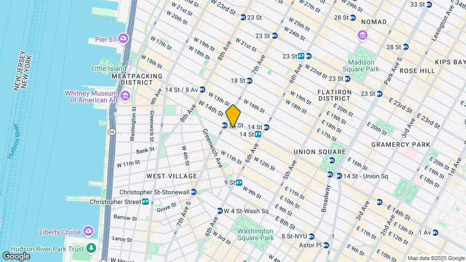 153 W 13th St Map and Location Details