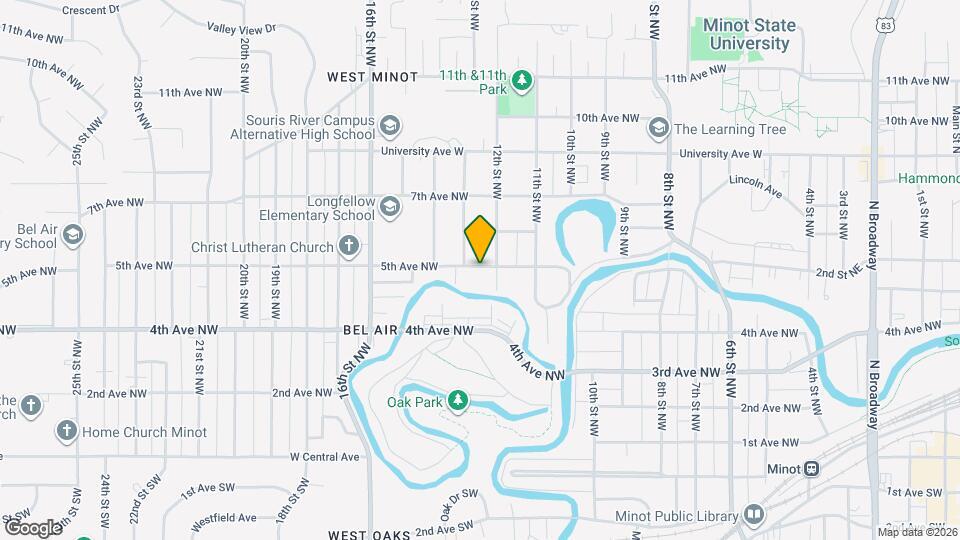 1207 5th Ave NW Map and Location Details