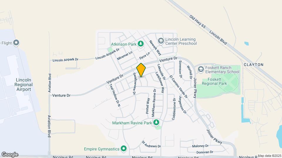 1615 Lupine Way Mapa y Detalles de la Ubicación