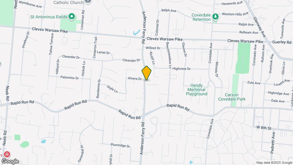 1064 Anderson Ferry Rd Map and Location Details