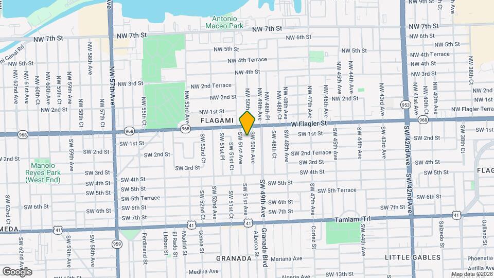 110 SW 50th Ave Map and Location Details