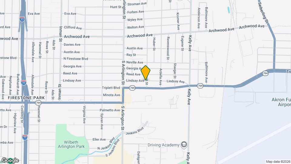 1078 Lindsay Ave Map and Location Details