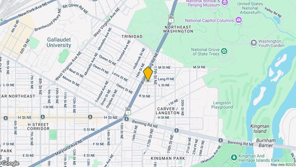 1700 L St NE Mapa y Detalles de la Ubicación